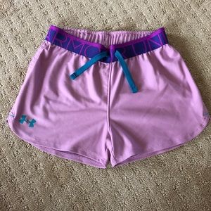 Light Purple Under Armour Loose Shorts